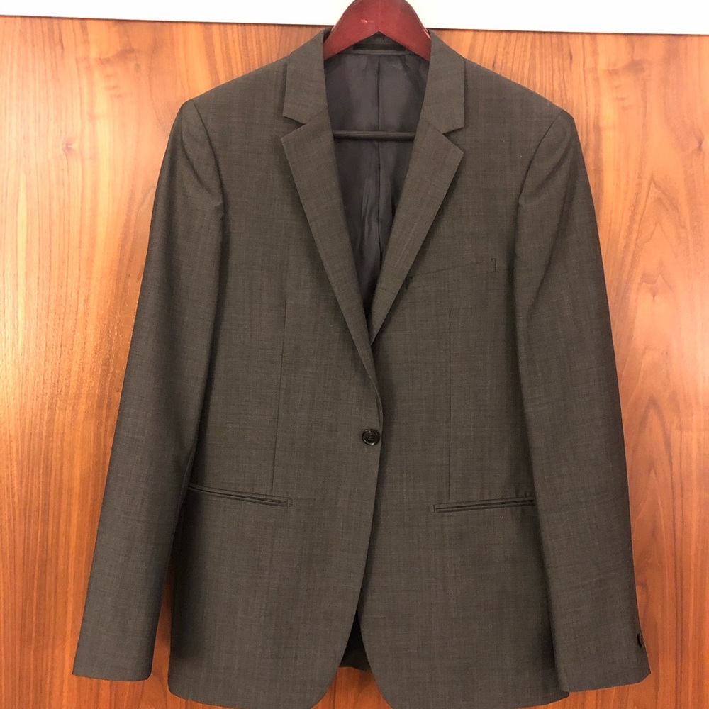 Reiss men’s gray suit 38 chest/30 pant